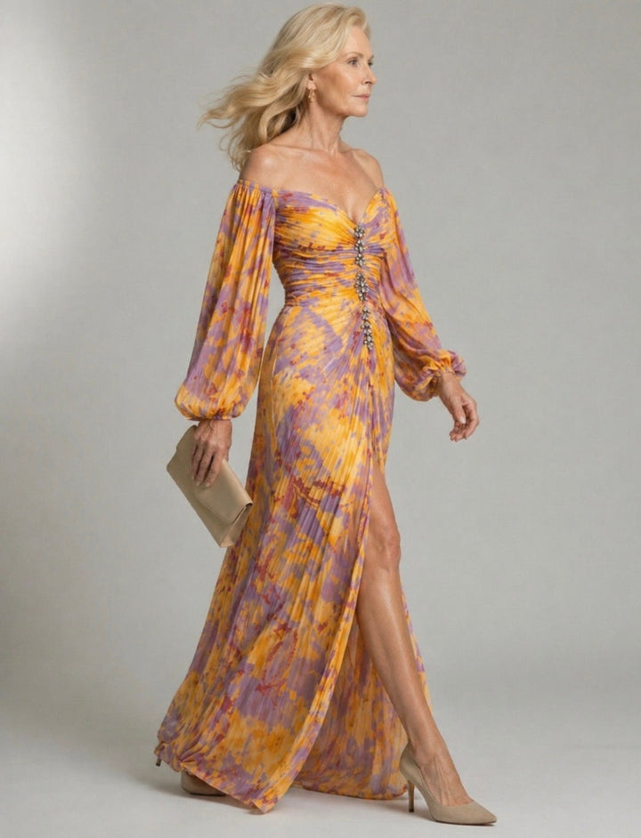 Violet & Grace™ | Elegant Dress with V-Neck