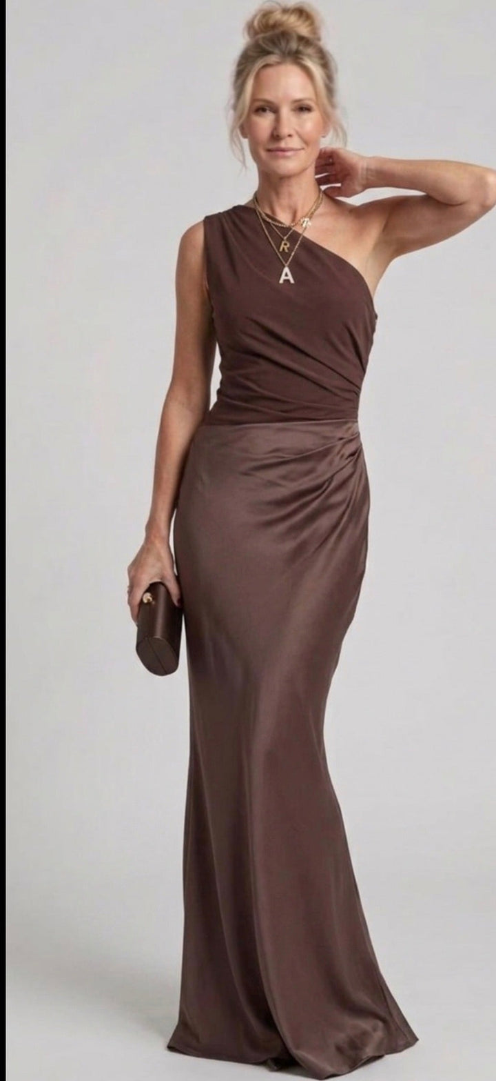 Violet & Grace™ | Maxi Dress with a Guilt in Satin