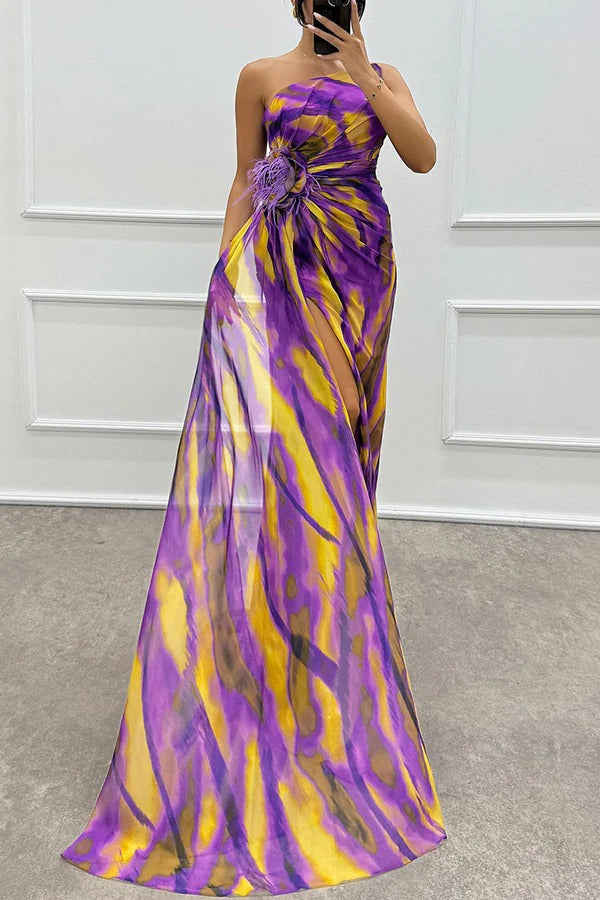 Violet & Grace™ | Vibrant Draped Dress