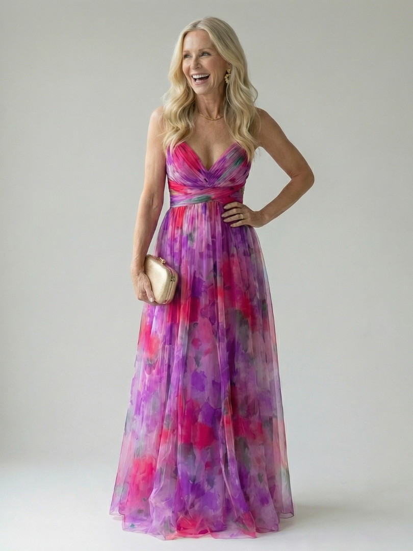 Violet & Grace™ | Soft Wrap Maxi Dress