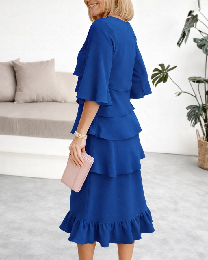 Serina | Elegant Ruffle Comfort Dress
