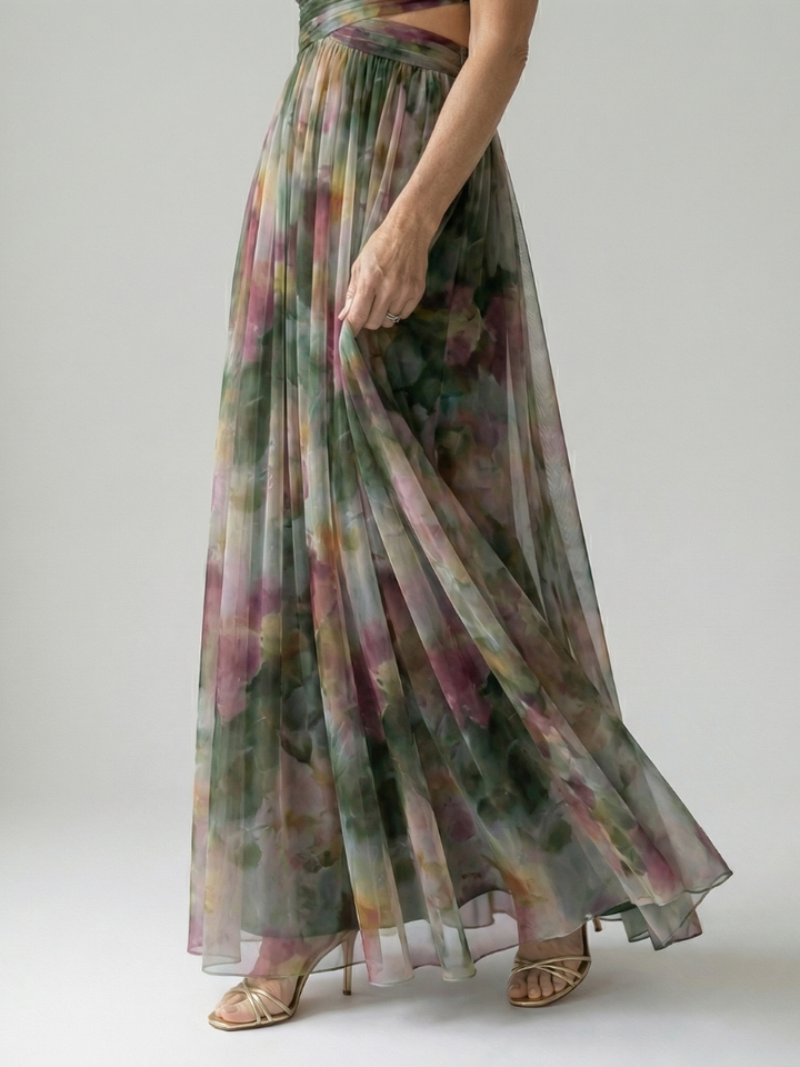 Soft Wrap Maxi Dress for Women - Sleeveless Summer Dress