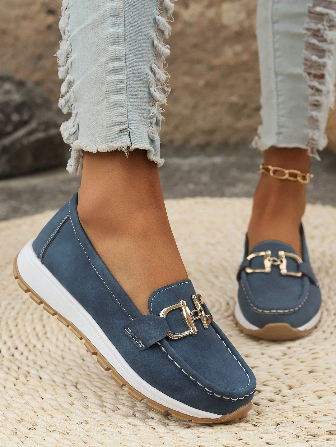 Maelis | Everyday Comfort Buckle Loafers