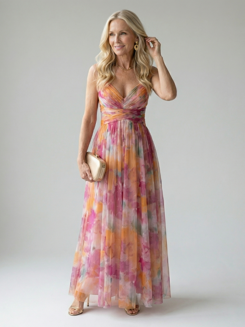 Violet & Grace™ | Soft Wrap Maxi Dress