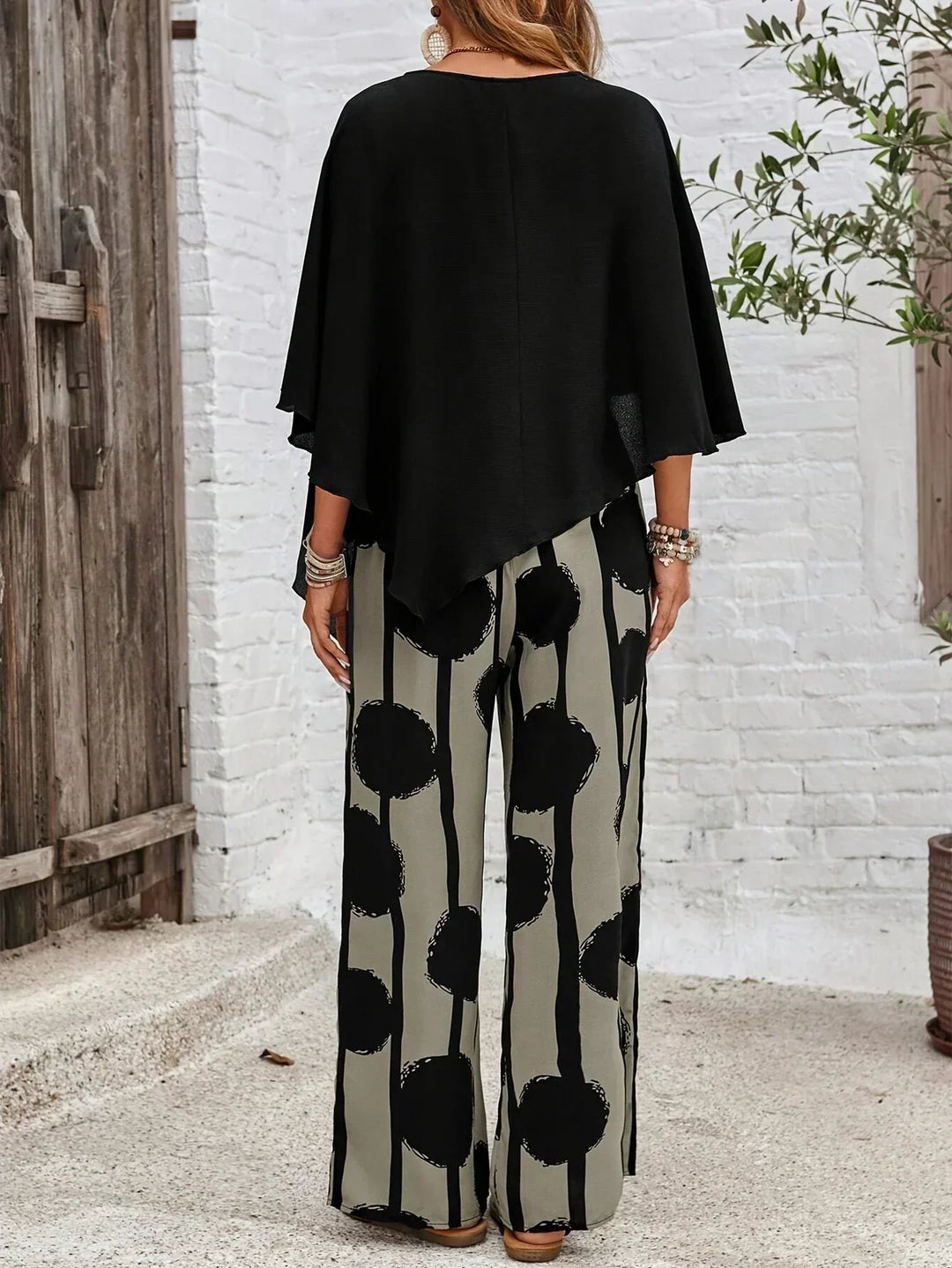 Kalliope |  Comfortable Elastic Waist 2 Piece Set