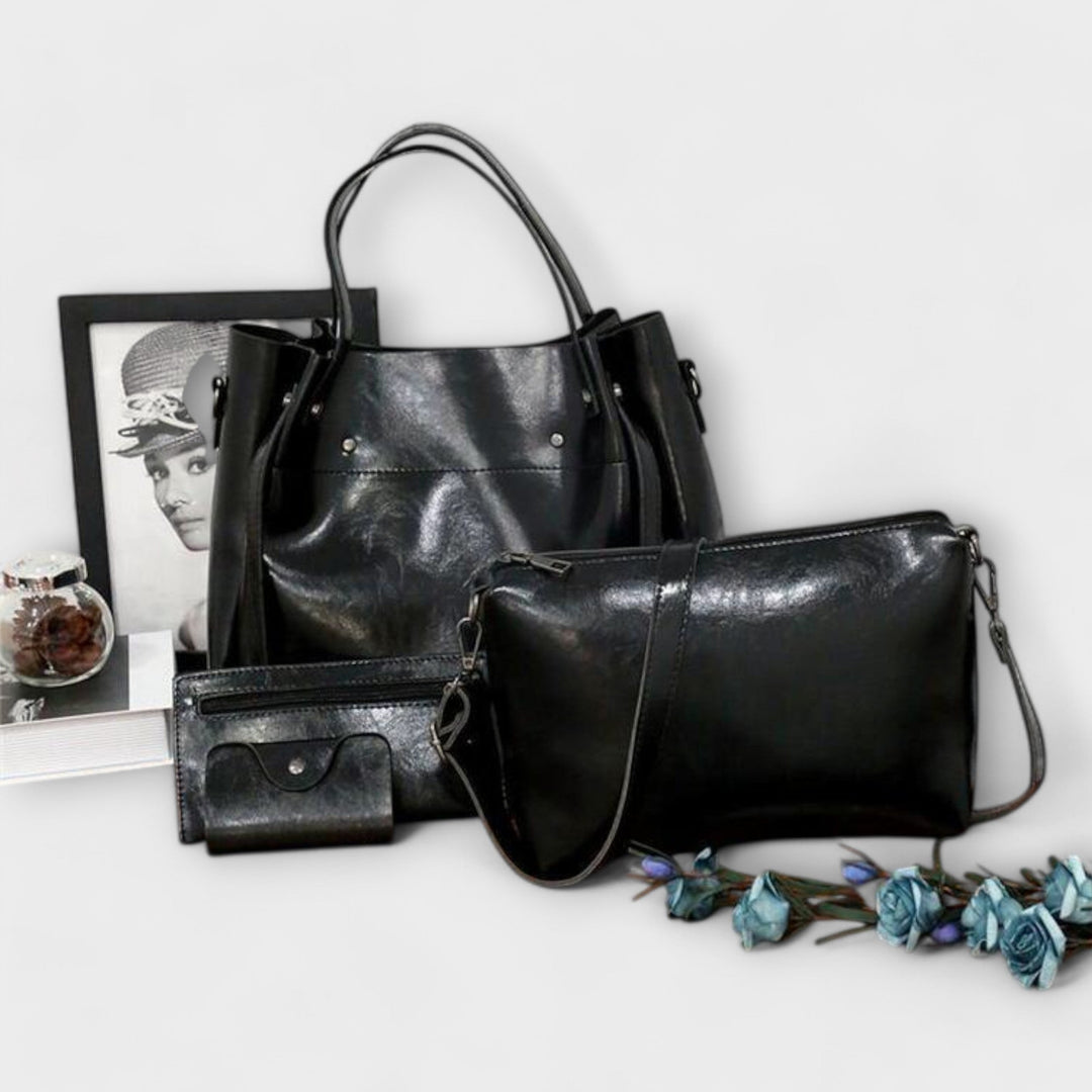 Kristen - 4-Piece Vintage Bag Set