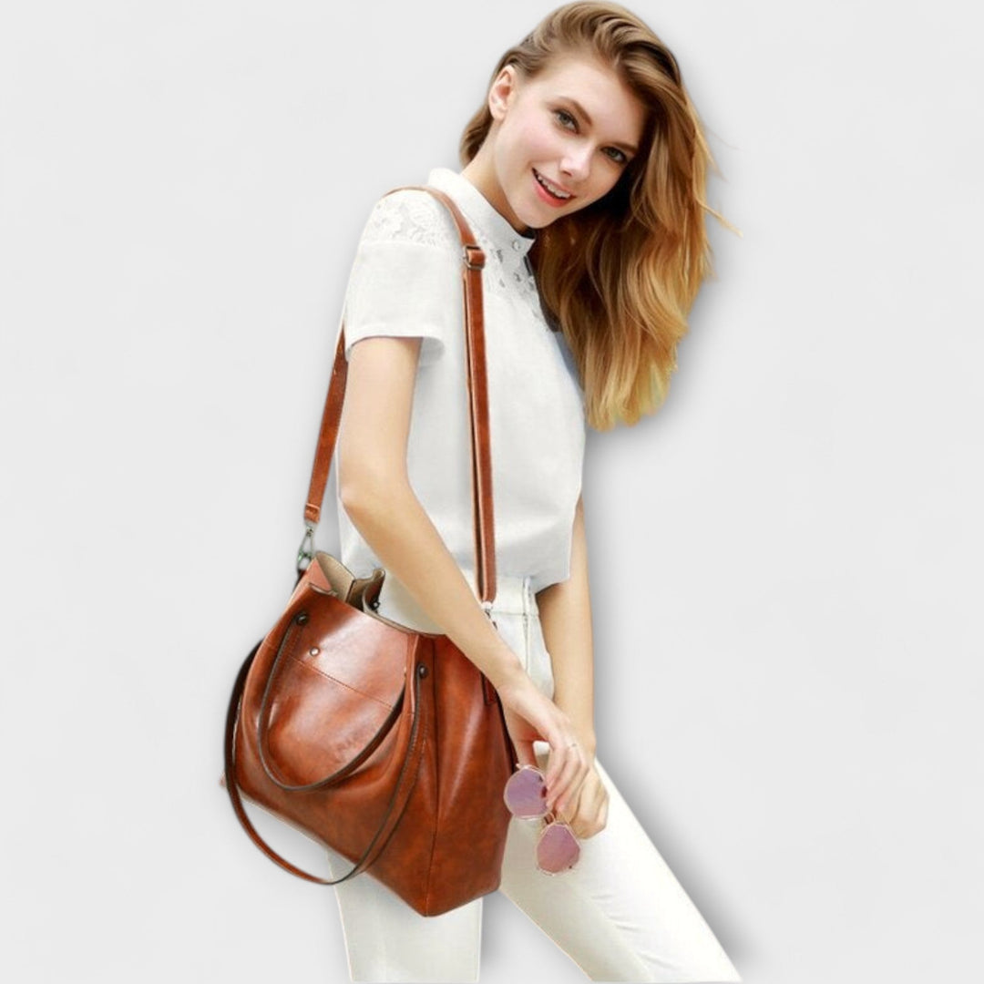 Kristen - 4-Piece Vintage Bag Set