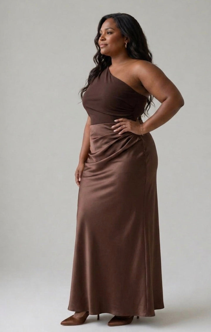 Violet & Grace™ | Maxi Dress with a Guilt in Satin