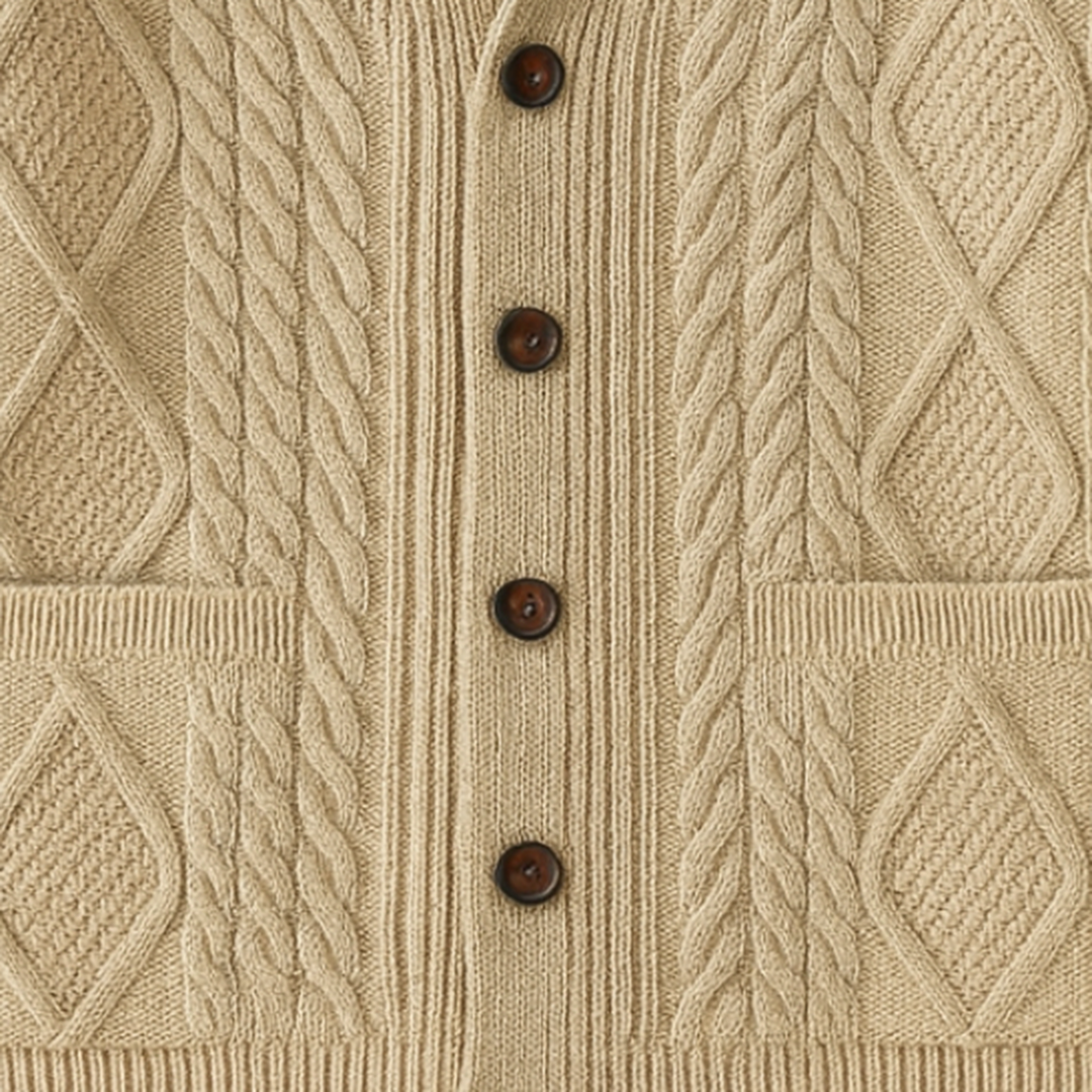 The Winchester 100% Cashmere Cardigan for Men