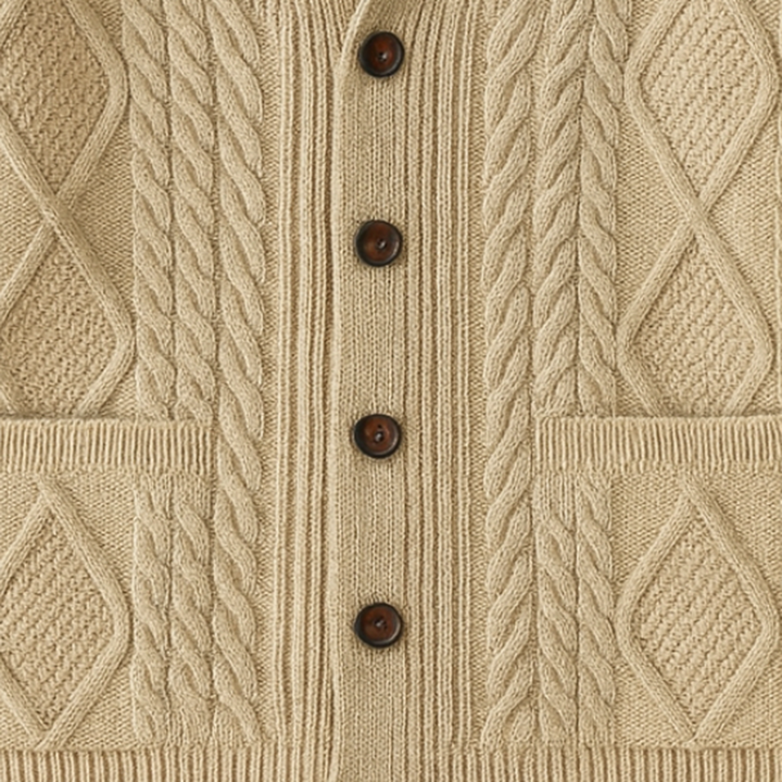 The Winchester 100% Cashmere Cardigan for Men