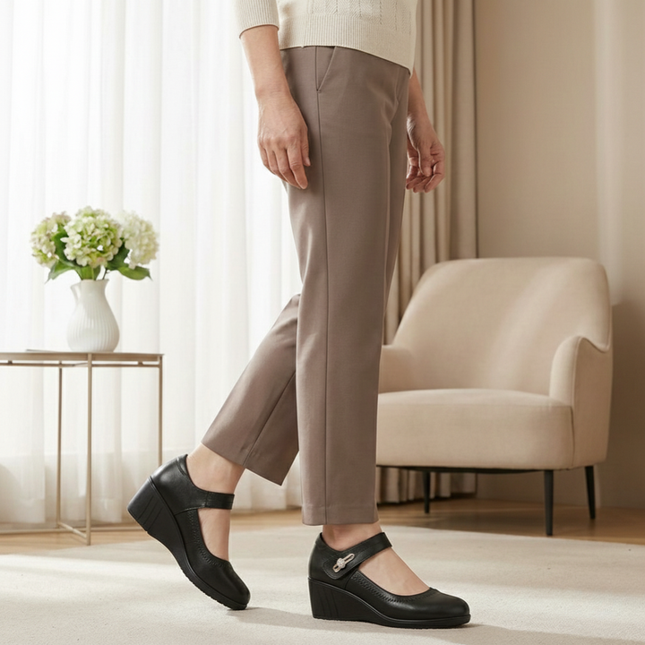 Emma | Elegant Comfort Mid-Heel Shoes