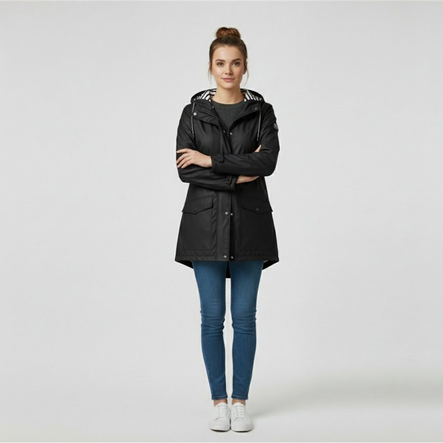 Aurora | Polyester Rain Jacket with Hood