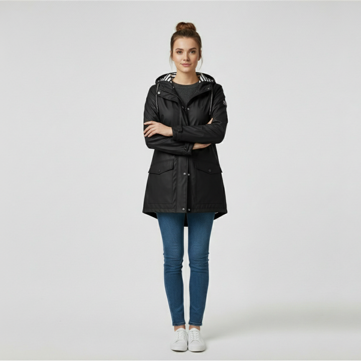 Aurora | Polyester Rain Jacket with Hood