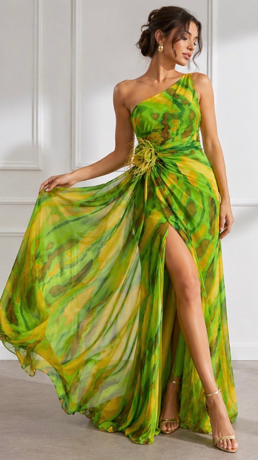 Violet & Grace™ | Vibrant Draped Dress