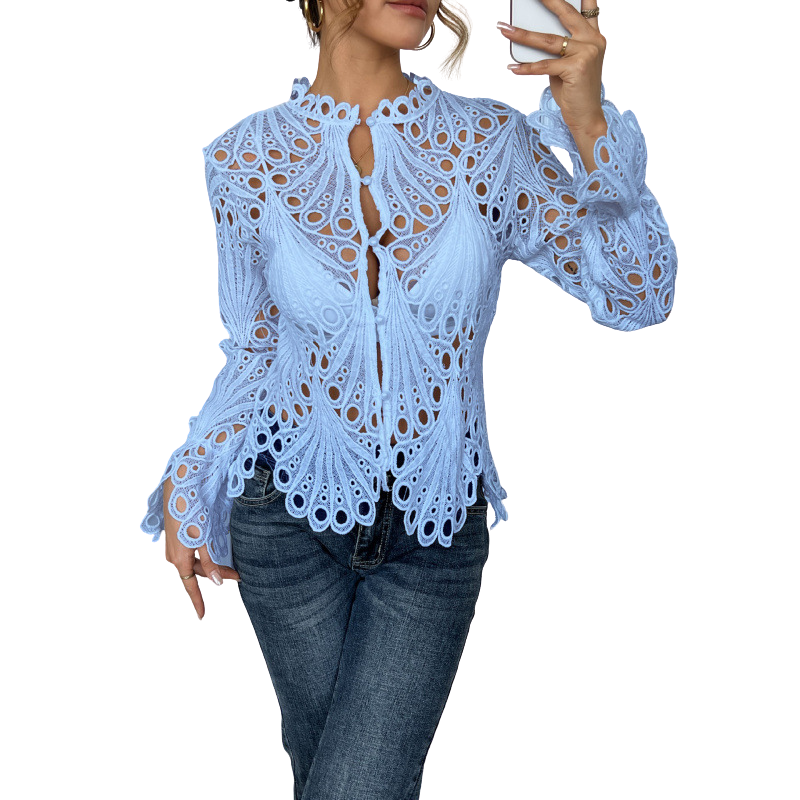 Hannah | Modern Cutout Detail Blouse