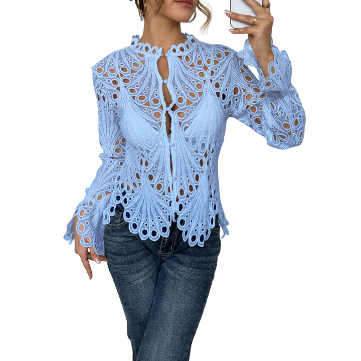 Hannah | Modern Cutout Detail Blouse