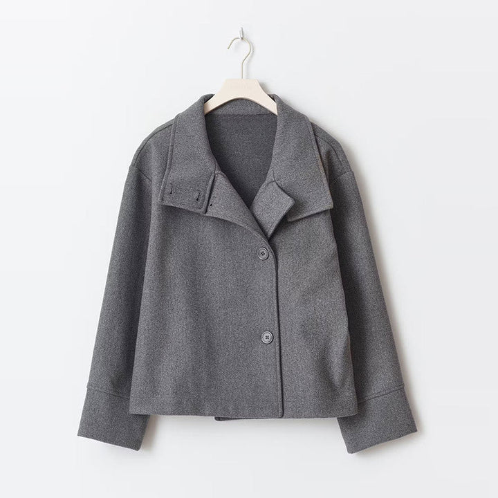 Nurozis | Elegant Short Coat with Double-Breasted Closure
