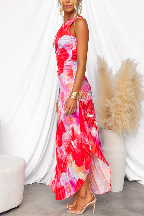 Violet & Grace™ | Vibrant Tropical Evening Dress