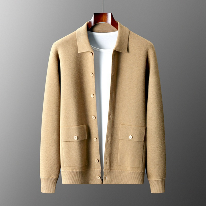 Piers | Classic Cashmere Cardigan