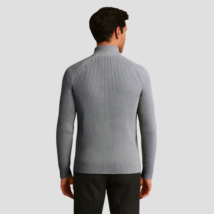 Blake | Smart Knit Zip Cardigan