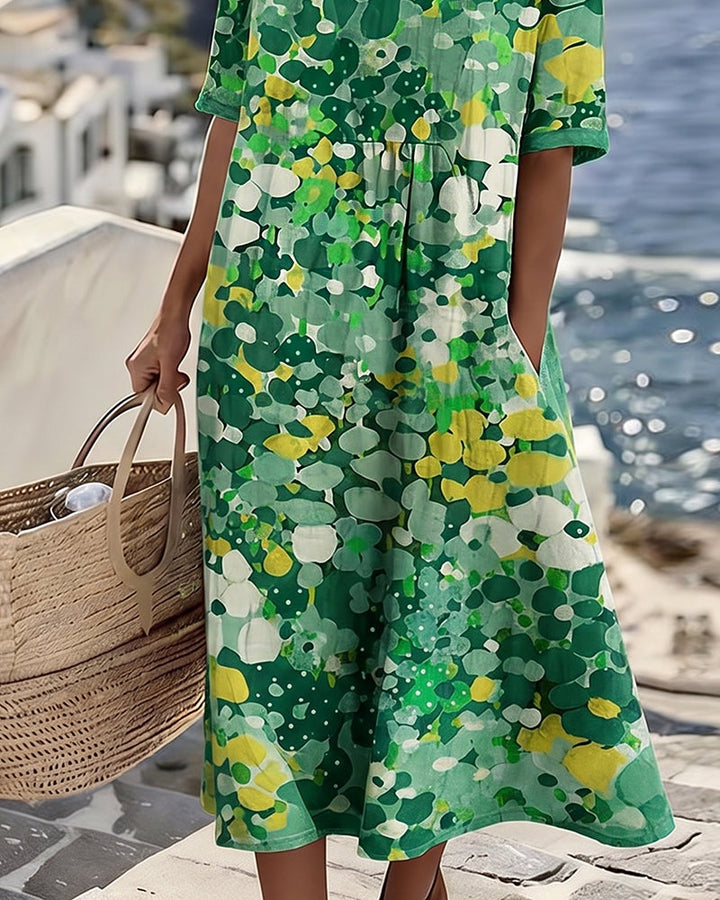 Elara | Printed Summer Dress