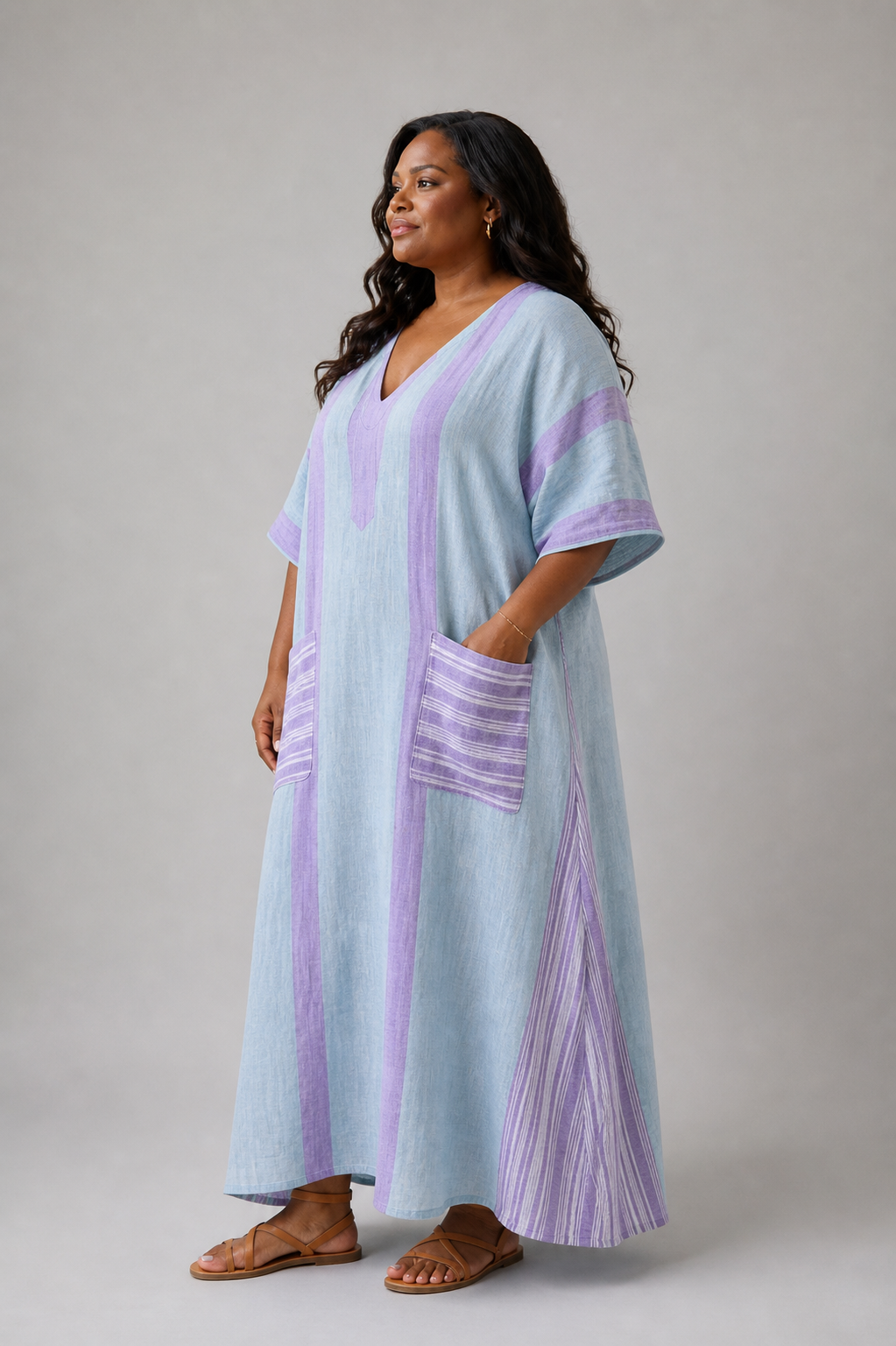 Orien | Light Flow Pocket Midi Dress