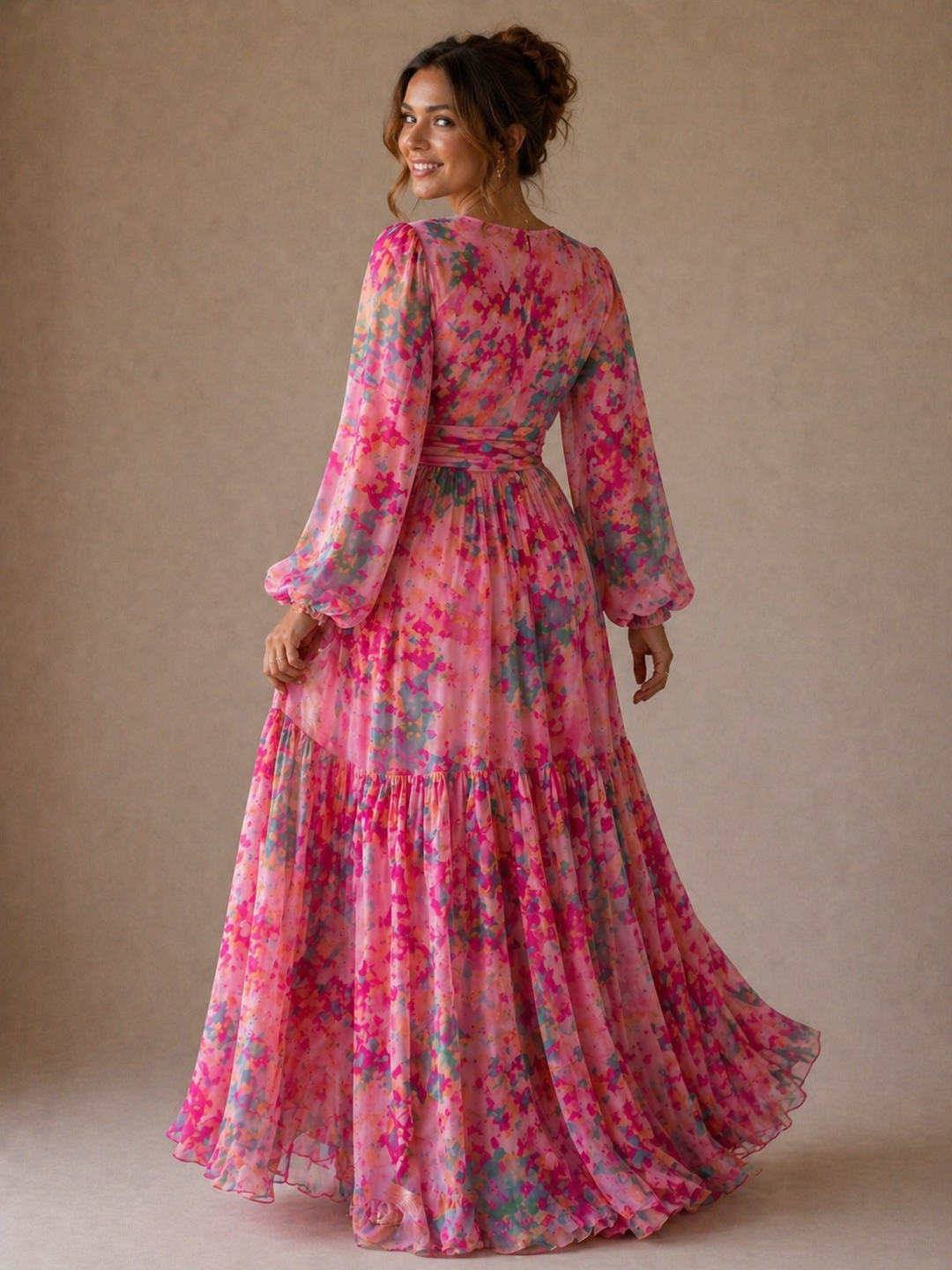 Violet & Grace™ | Wrap Dress with Floral Print