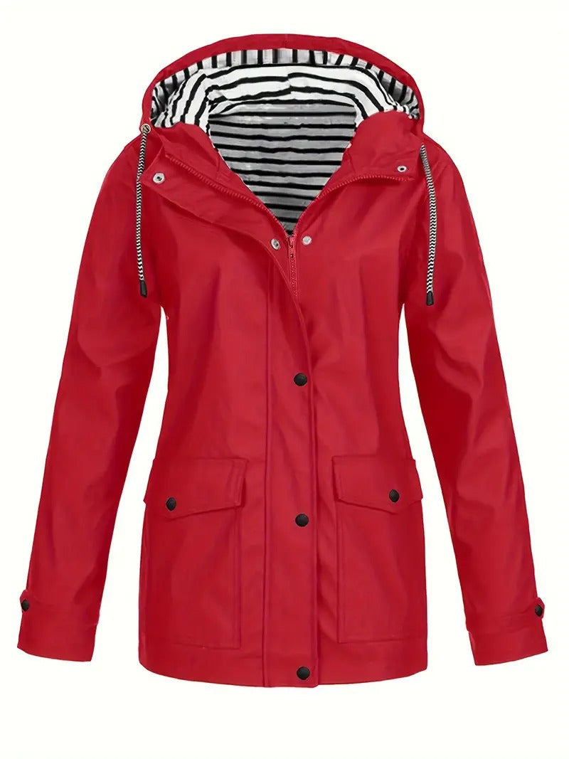 Aurora | Polyester Rain Jacket with Hood