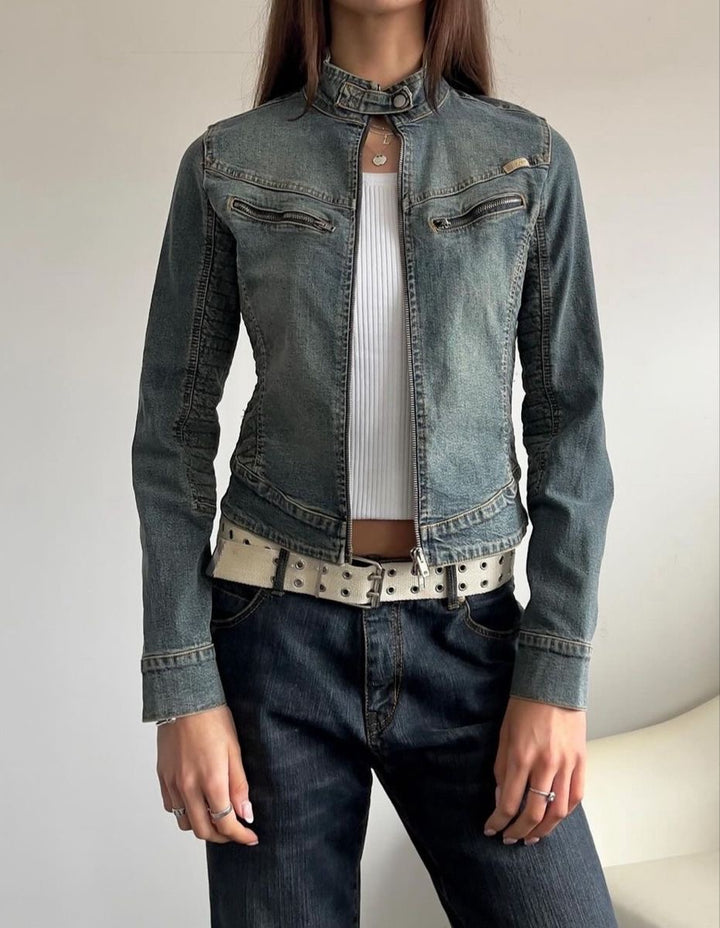 Vintage Wash Denim Jacket