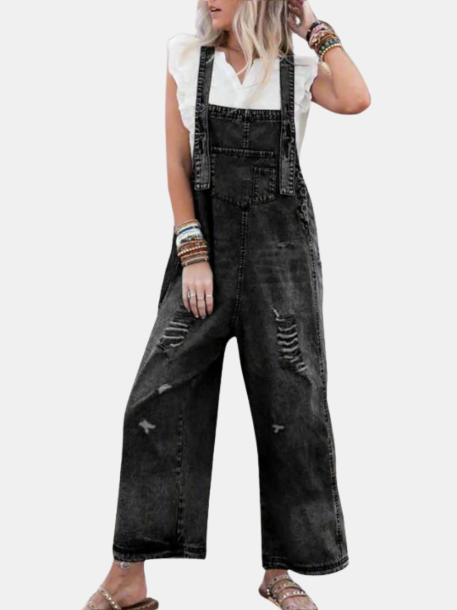 CARMELITA™ – Vintage Wash Adjustable Jumpsuit