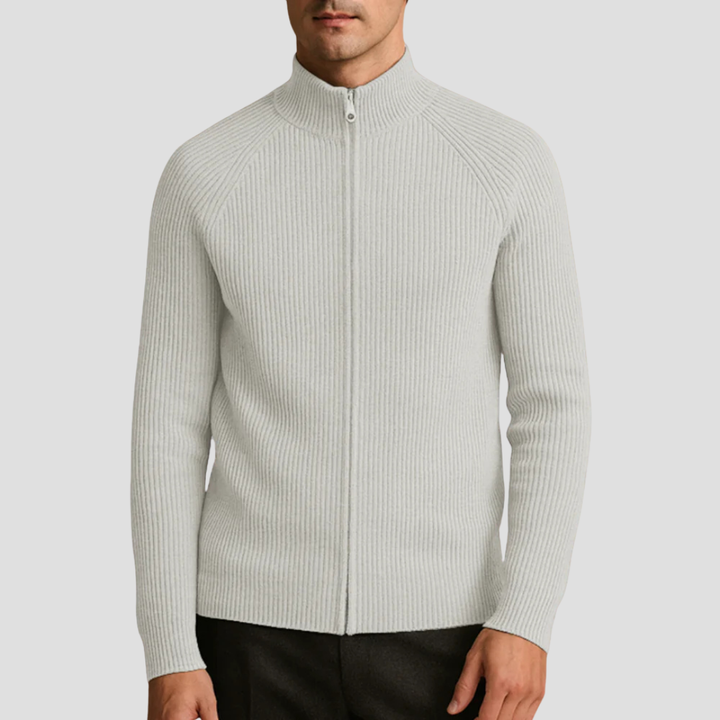 Blake | Smart Knit Zip Cardigan