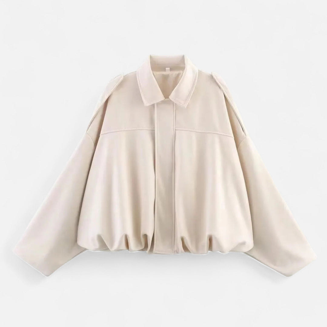 Eliaro Moda | Classic Suede Jacket for Women with Lapel