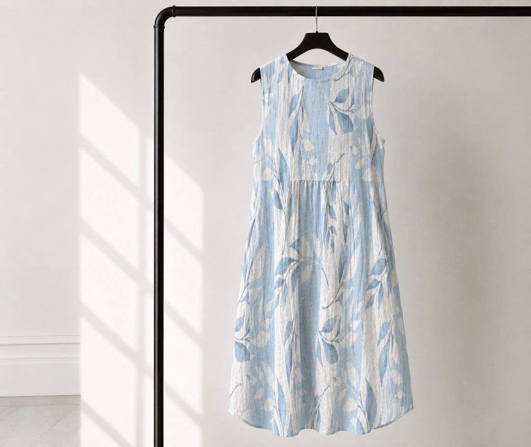 Joy | Leafy Midi Dress