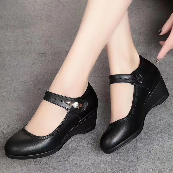 Emma | Elegant Comfort Mid-Heel Shoes
