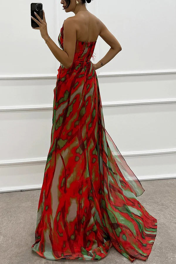 Violet & Grace™ | Vibrant Draped Dress