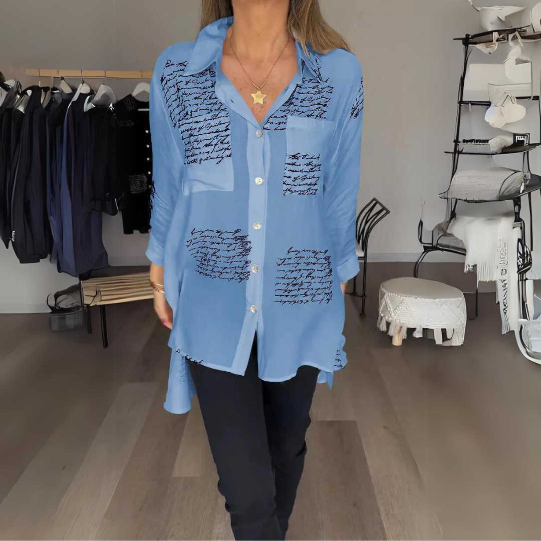 Mirabel - Women's Stylish Printed Cotton Top