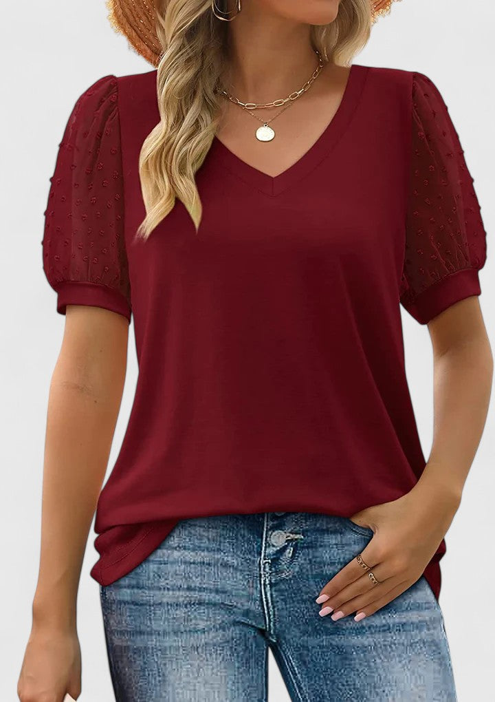 Nina | Relaxed V-Neck Comfort Top