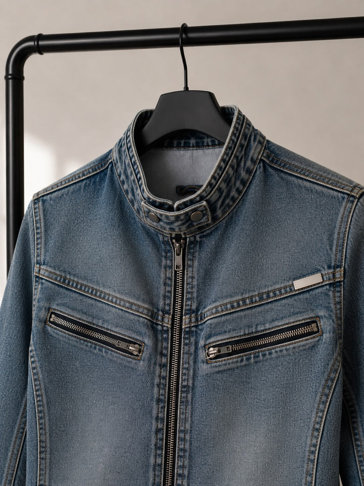 Vintage Wash Denim Jacket