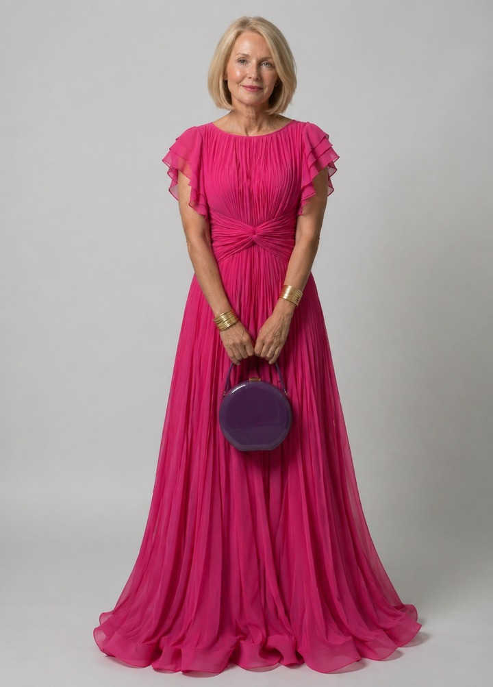 Violet & Grace™ | Pleated Evening Dress