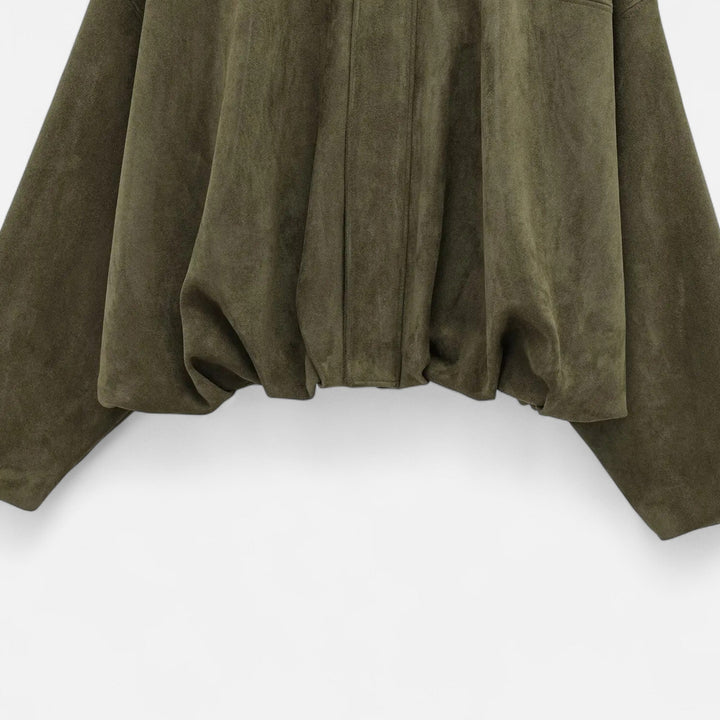 Eliaro Moda | Classic Suede Jacket for Women with Lapel