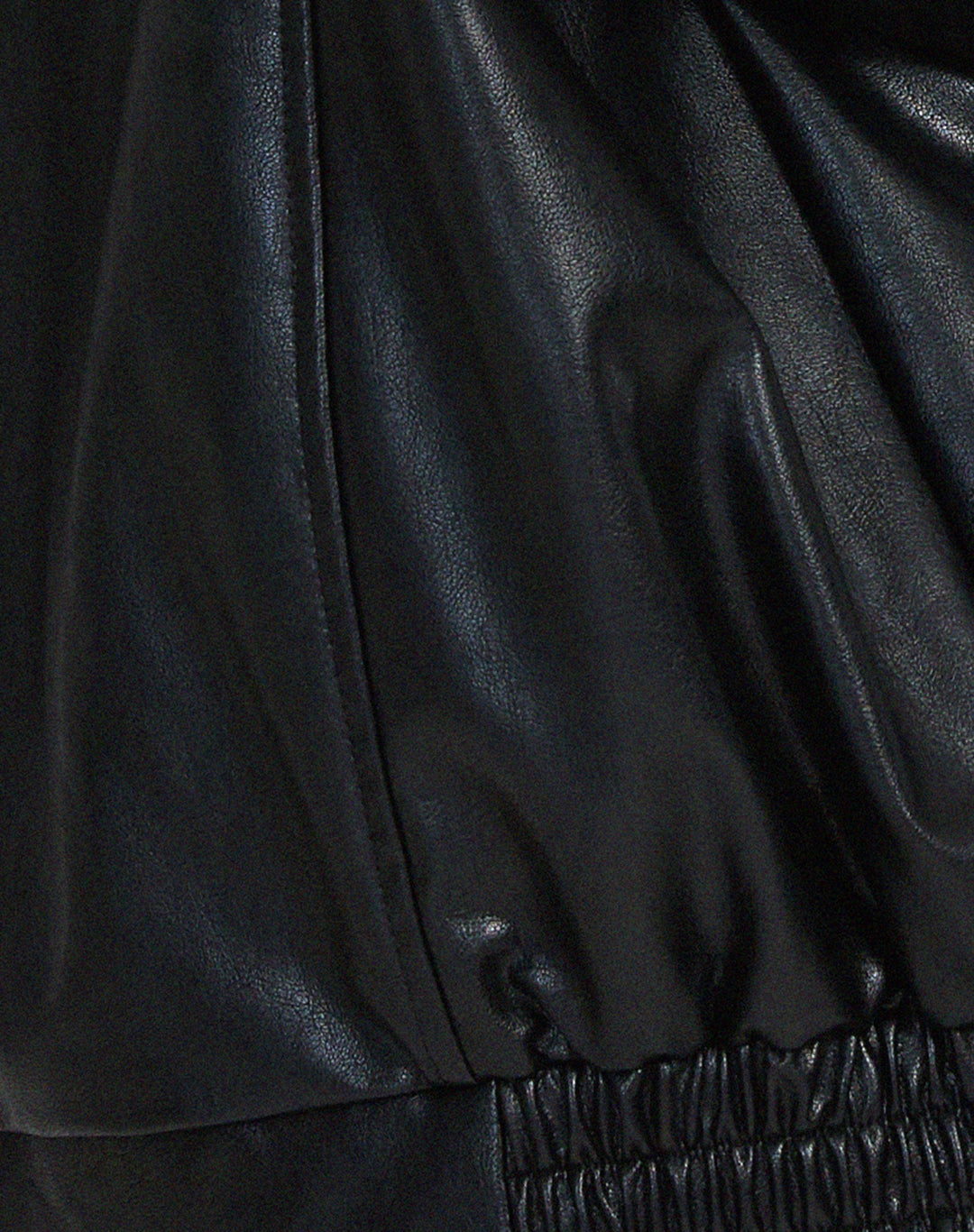 Oversized PU Leather Jacket for Women – Fashionable Look, High-Quality Faux Leather