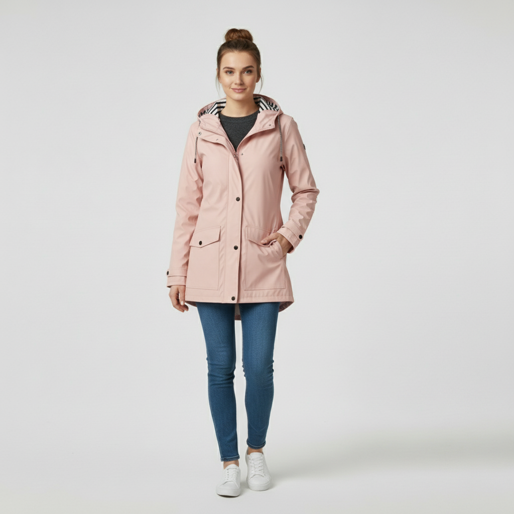 Aurora | Polyester Rain Jacket with Hood