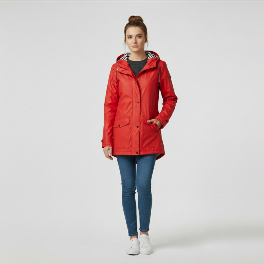 Aurora | Polyester Rain Jacket with Hood