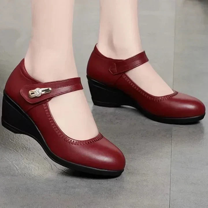 Emma | Elegant Comfort Mid-Heel Shoes