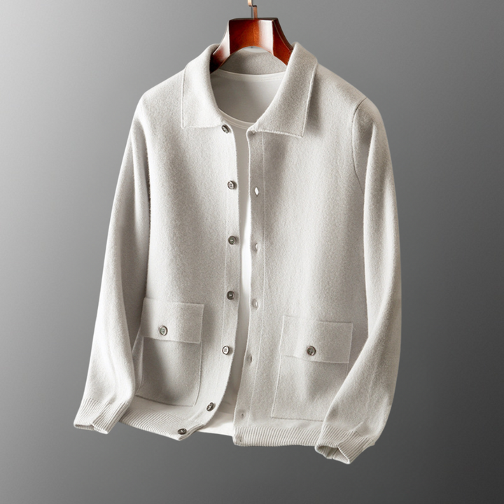 Piers | Classic Cashmere Cardigan