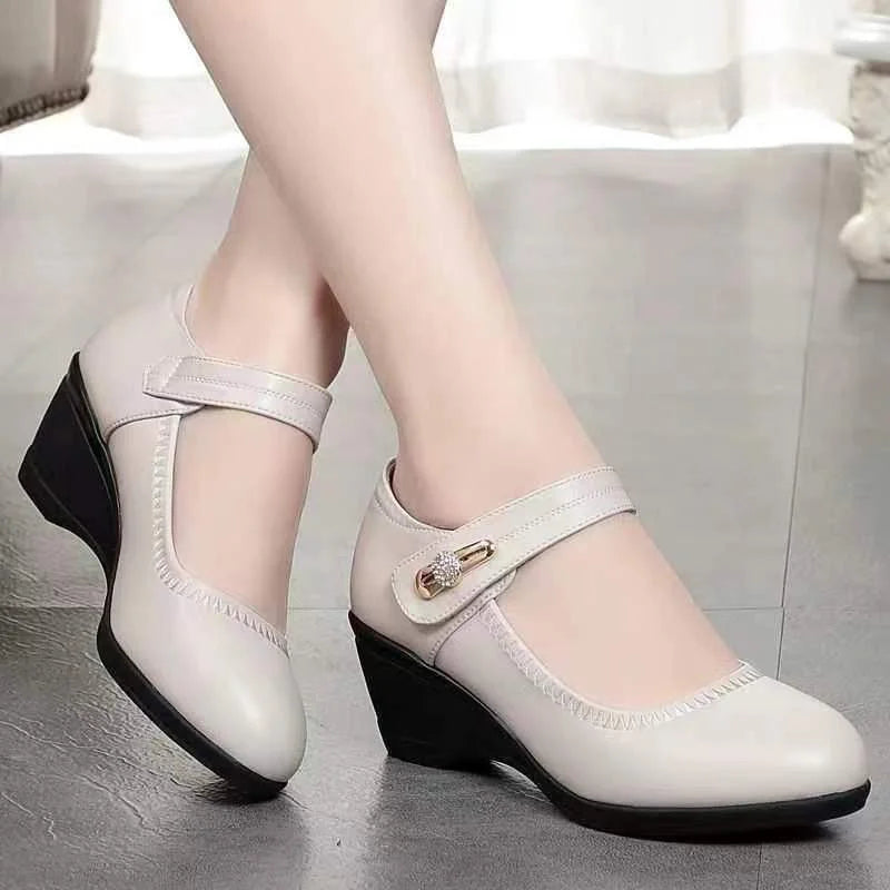 Emma | Elegant Comfort Mid-Heel Shoes