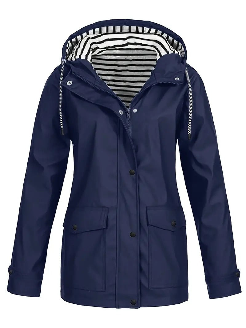 Aurora | Polyester Rain Jacket with Hood