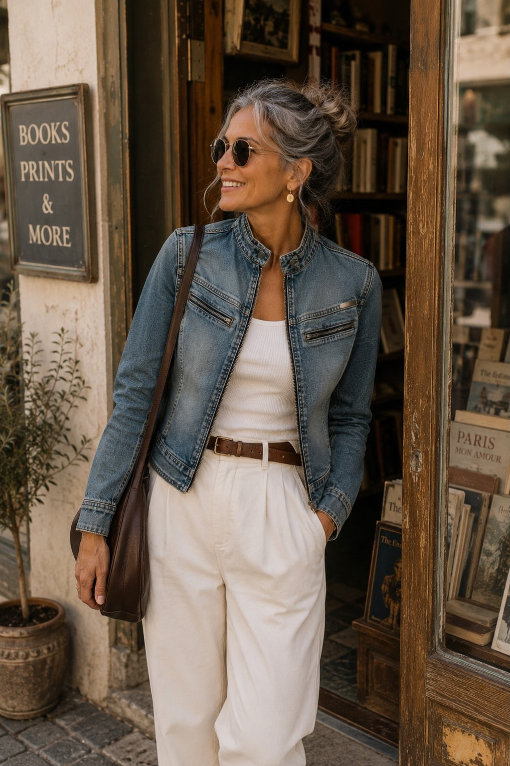 Vintage Wash Denim Jacket