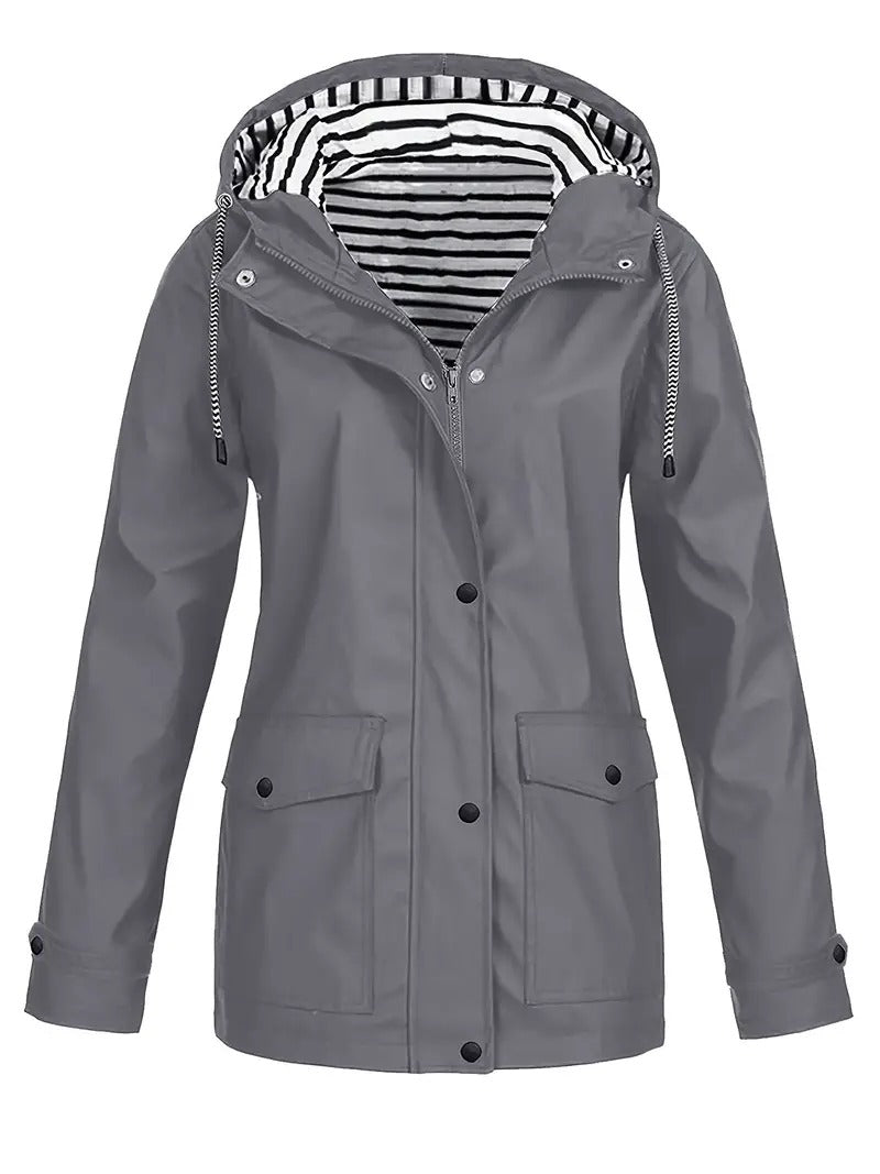 Aurora | Polyester Rain Jacket with Hood