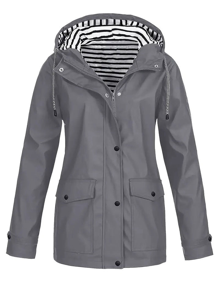Aurora | Polyester Rain Jacket with Hood